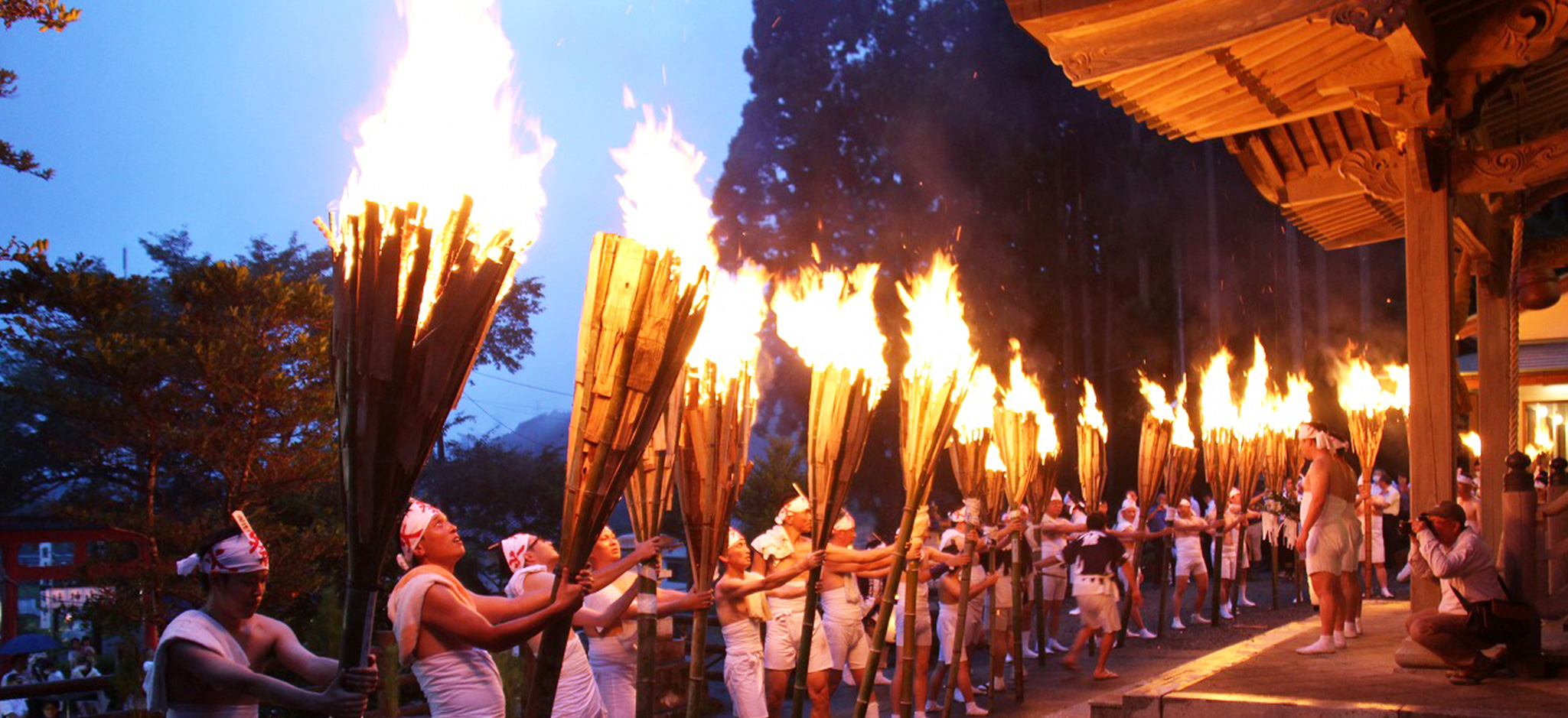 麓山の火祭り(夏)