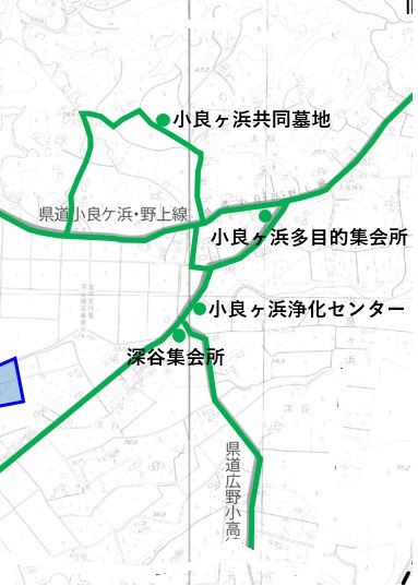 小良ヶ浜浄化センターの地画像