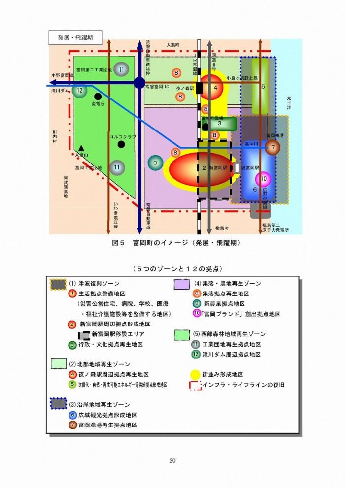 富岡町災害復興計画（第1次）ページ20の画像