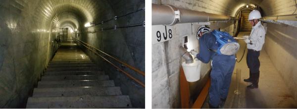 計器を確認している写真です