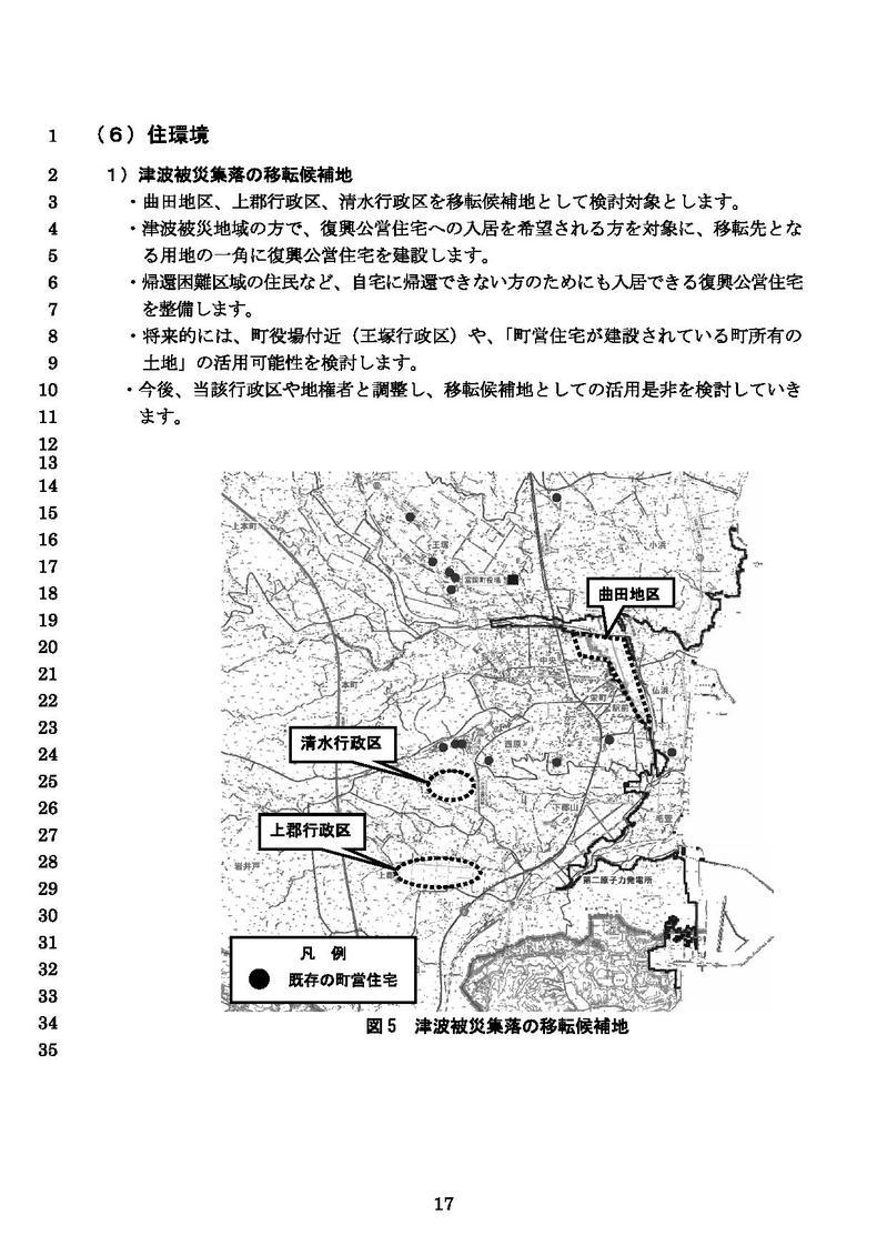 【概要版】復興まちづくり計画のページ17の画像