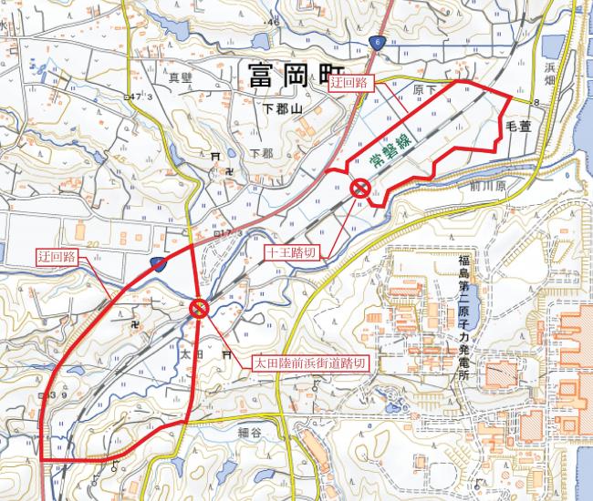通行止め箇所図