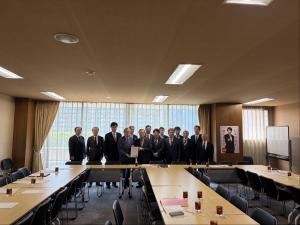 自由民主党東日本大震災復興加速化本部での様子