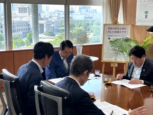 復興庁への要望の様子