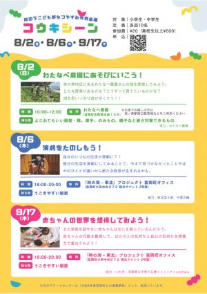 チラシの画像裏