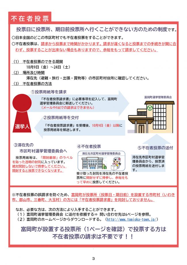 2026知事選お知らせ③