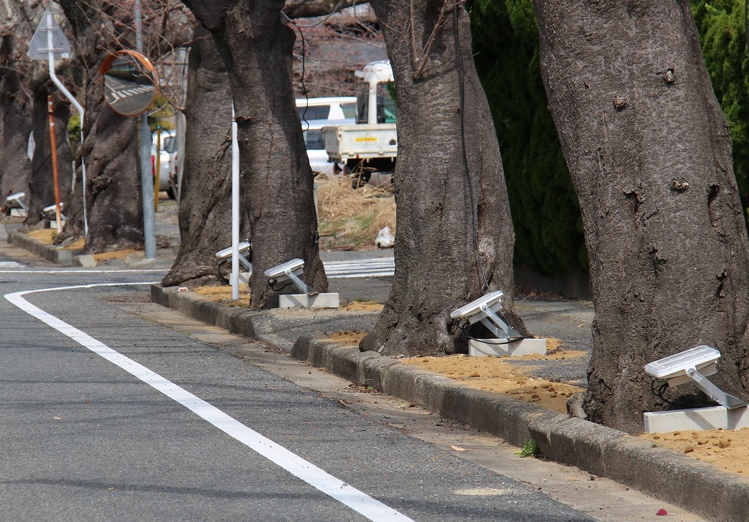 LED設置の状況